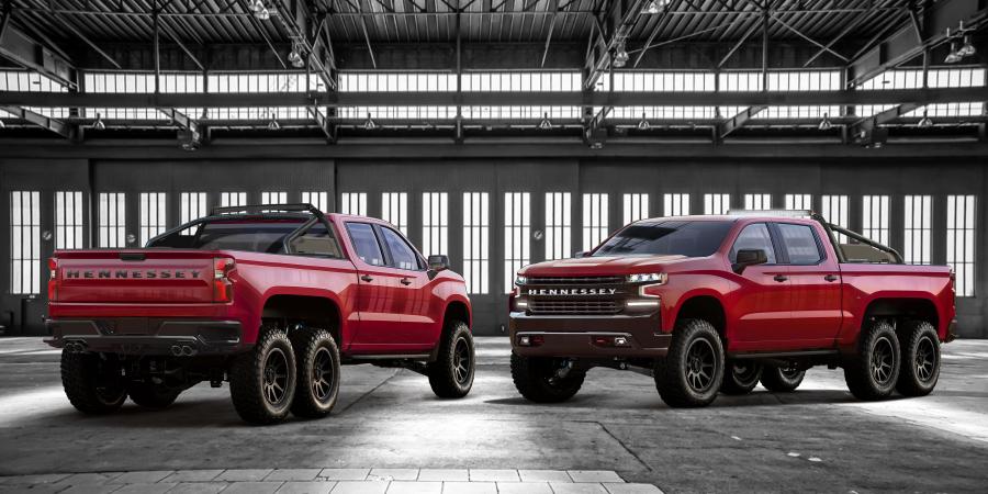  Chevrolet Silverado Trail Boss Goliath 6x6 by Hennessey 2018 года  (фото 4 из 6)